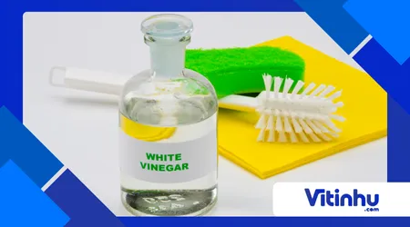 vinagre com água sanitária