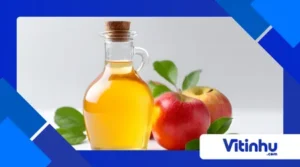 Como o ácido cítrico e o vinagre evitam o escurecimento da maçã?