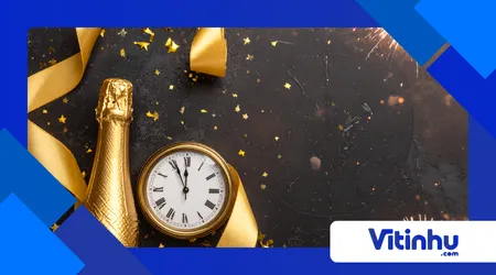 química do espumante de Ano Novo