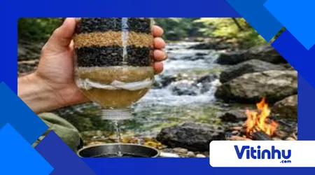 Montando um filtro de carvão ativado caseiro