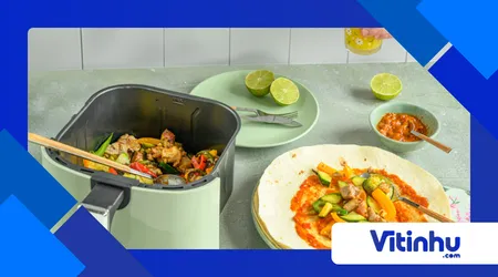 air fryer corretamente