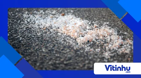 Usamos sal para descongelar calçadas