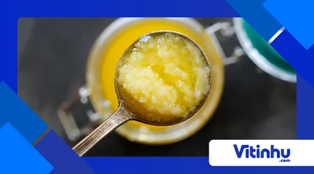 Manteiga virando ghee