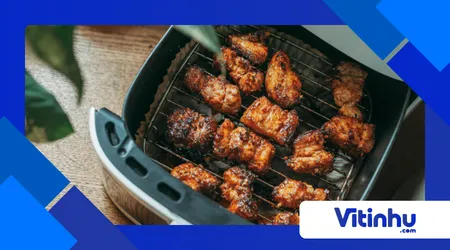 air fryer deixa os alimentos crocantes